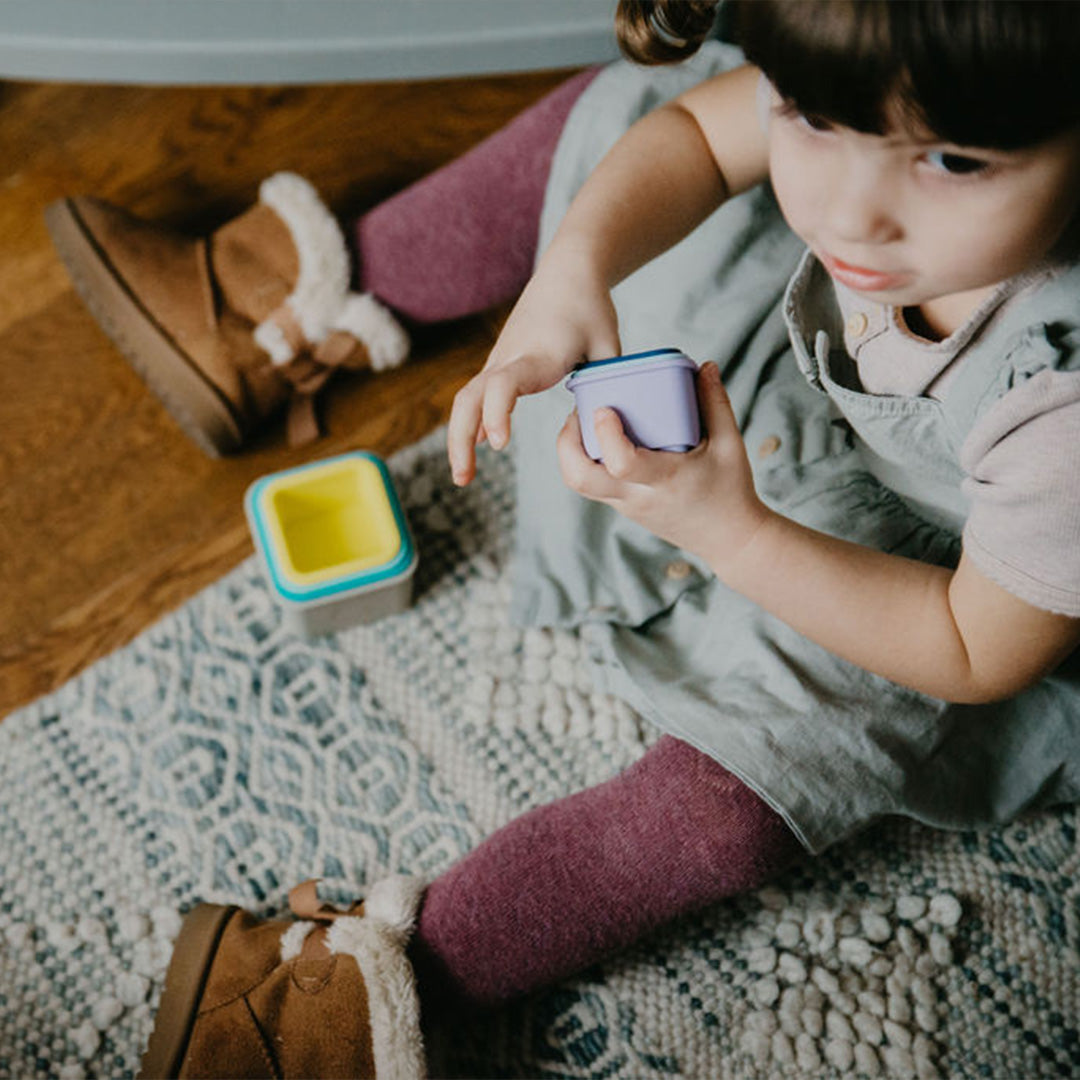Silicone Stack Stäck: Silicone Stacking Cubes – Bblüv Canada