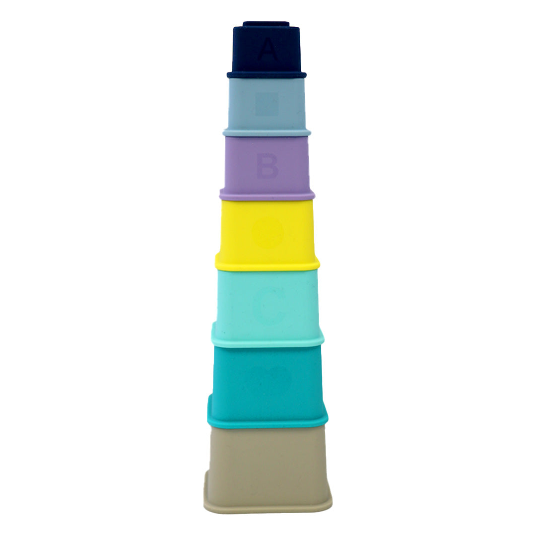 Silicone Stack Stäck: Silicone Stacking Cubes – Bblüv Canada